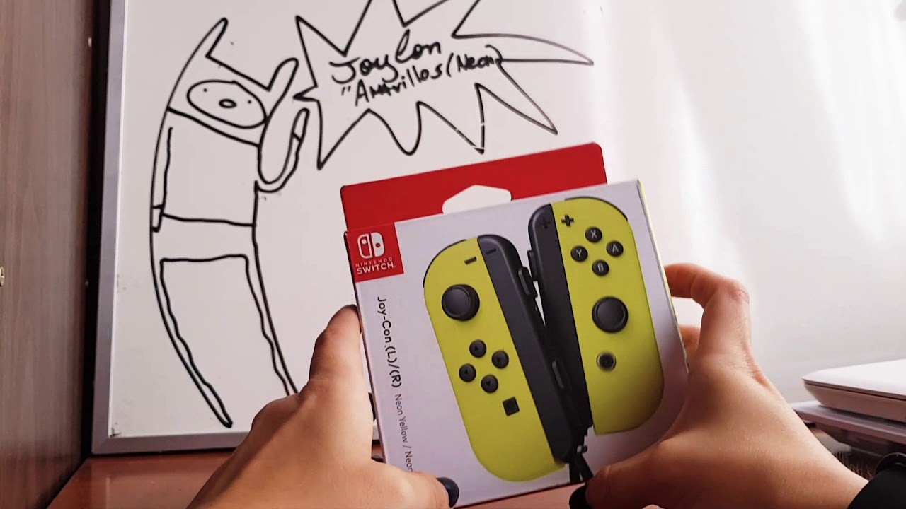 Joy con amarillos neon (NINTENDO SWITCH) UNBOXING!