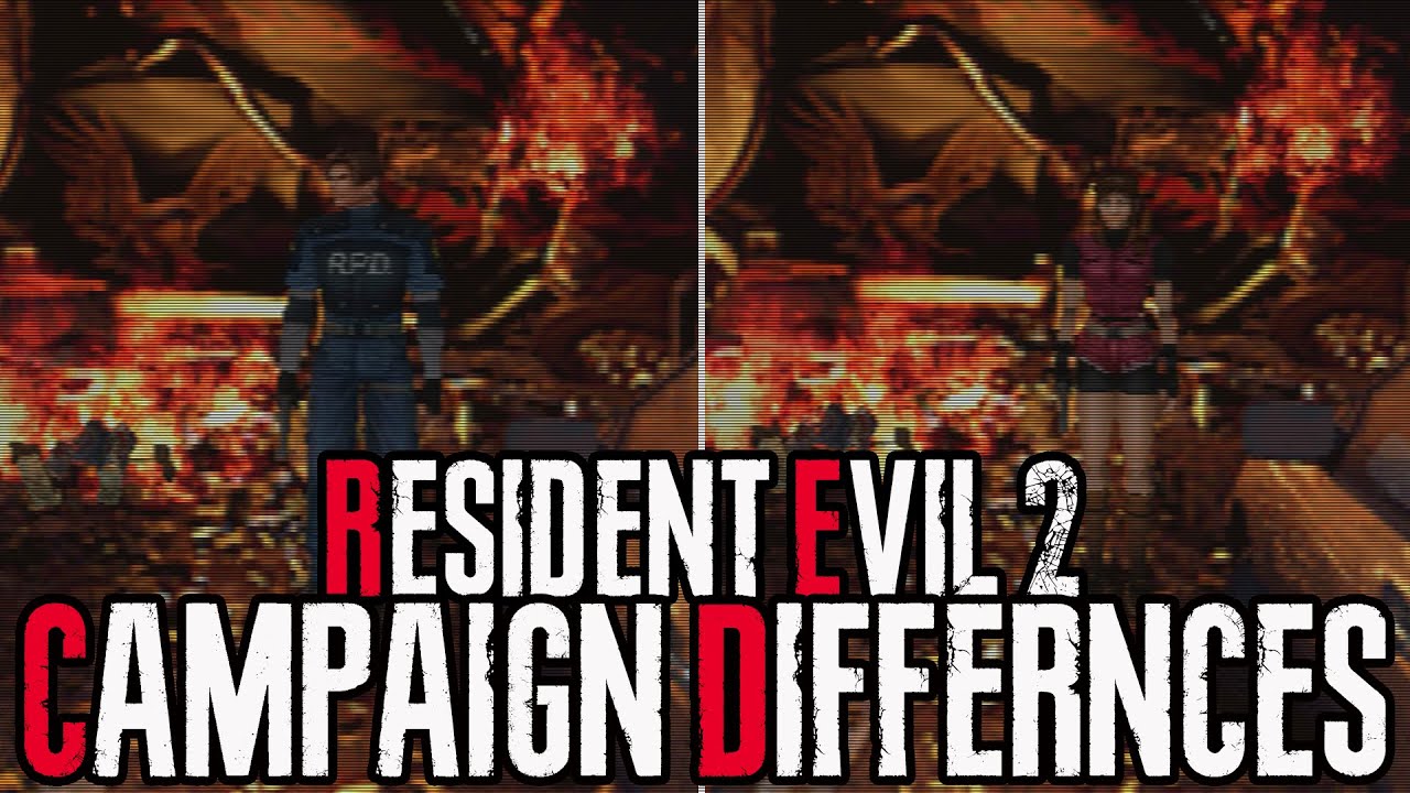 Resident Evil 2 Campaign Differences | Leon & Claire Campaign | Kelphelp