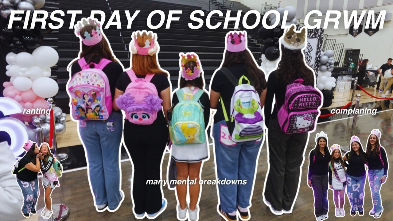 LAST FIRST DAY OF SCHOOL GRWM || *senior year edition* || ranting and complaining