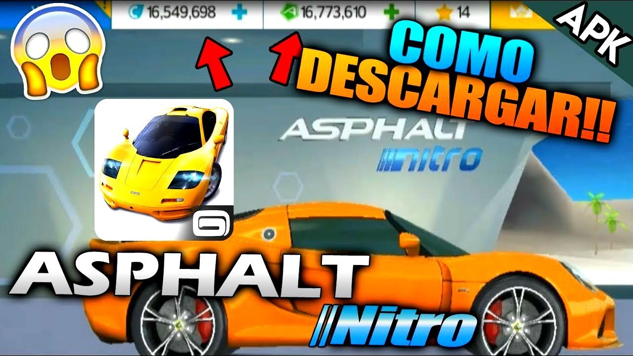 Como hackear asphalt nitro.