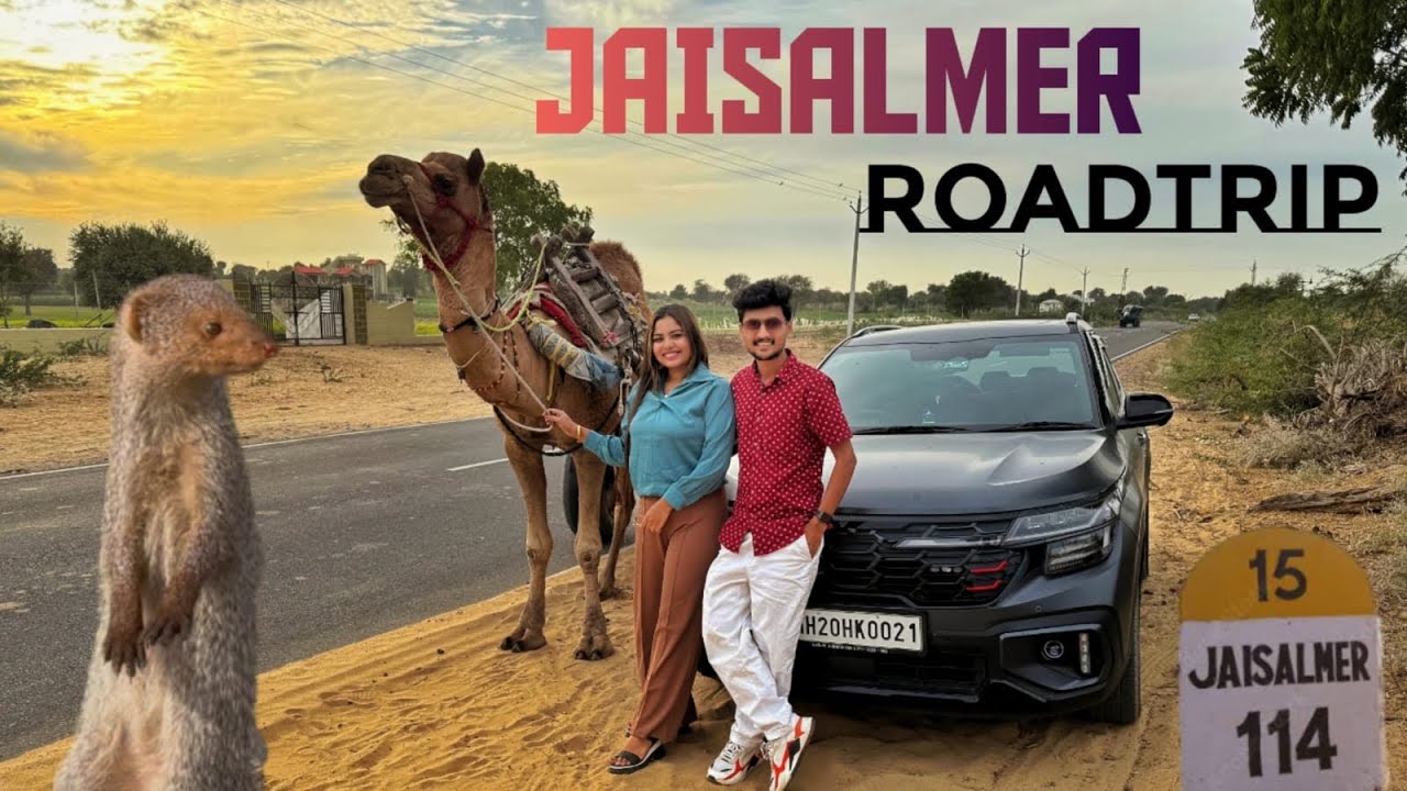 EP-03 Jaisalmer Road Trip 🐪in Kia Seltos X-Line | Udaipur To Jaisalmer 👑😍🛣️
