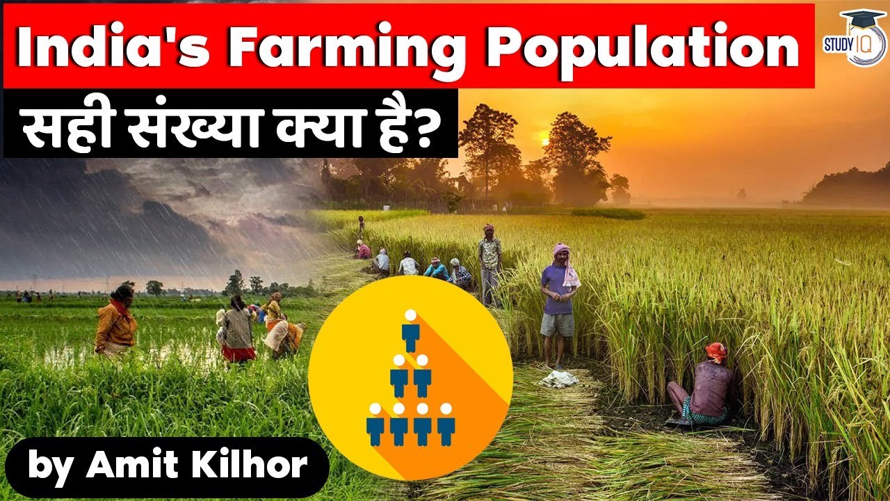 What percentage of Indian population are farmers? India's Agricultural Policy explained | UPSC