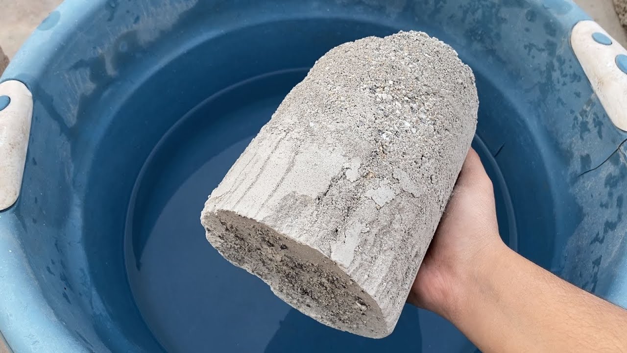 ASMR ufff bomb cement dirt water crumbling 😉 rating my video 10/? 🔥RS ASMR