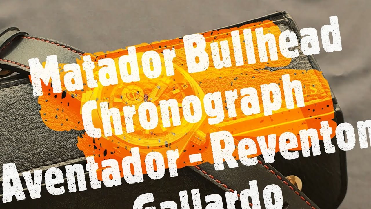 Neminus Matador Aventador Bullhead Chronograph 300m   #happywatchhunt