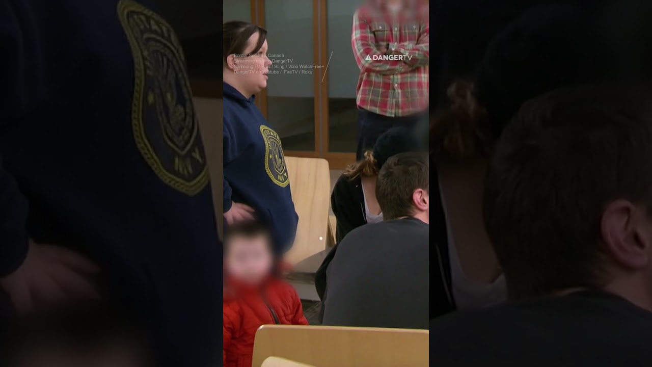 Heavily armed American family stopped at Canadian border.