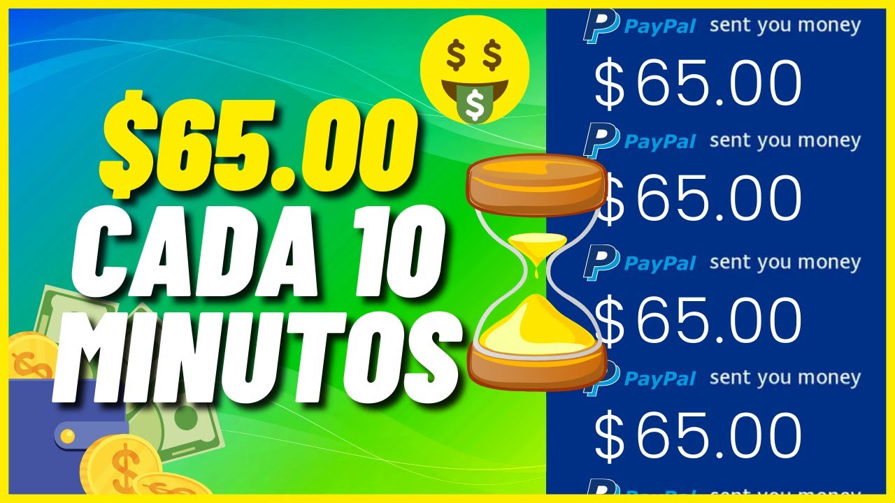 PayPal te Paga $65.00 Cada 10 Minutos (C&oacute;digos de Dinero Gratis)