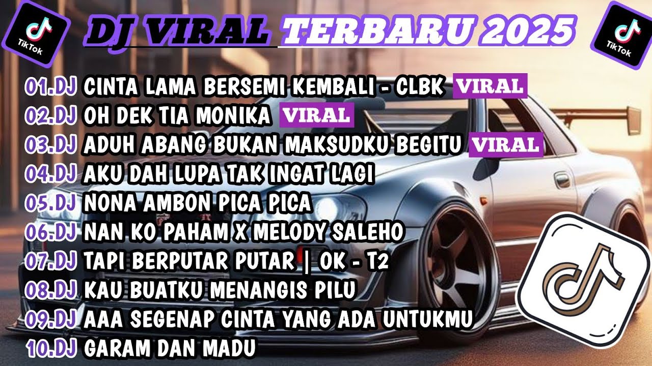 DJ TIKTOK TERBARU 2025-🎵 DJ CINTA LAMA BERSEMI KEMBALI - CLBK🎵 DJ OH DEK TIA MONIKA FULL ALBUM