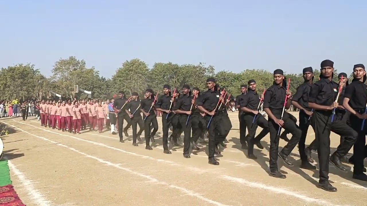 76th Republic day Marching parade RGUKT Basar.