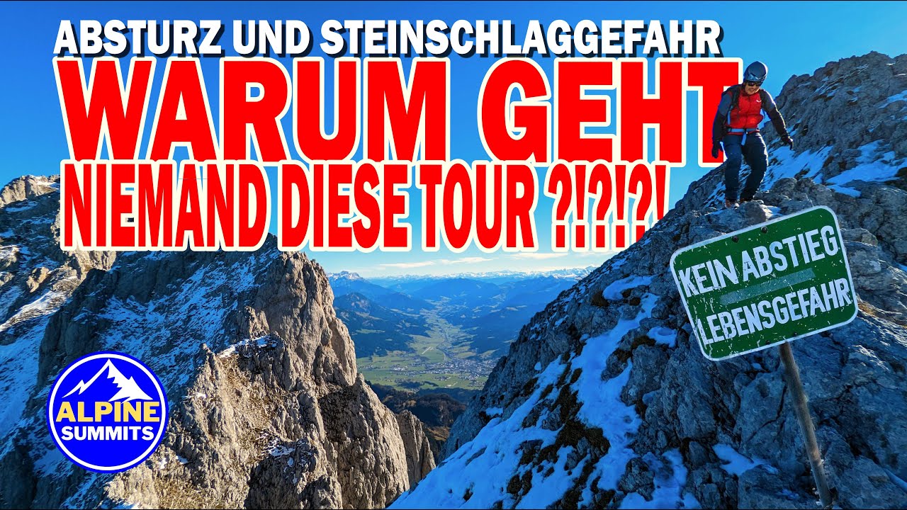 Hochgrubachspitze | WARUM GEHT NIEMAND DIESE TOUR??? | Absturz - und Steinschlaggefahr