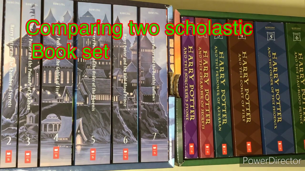 Comparing Harry Potter scholastic book sets
