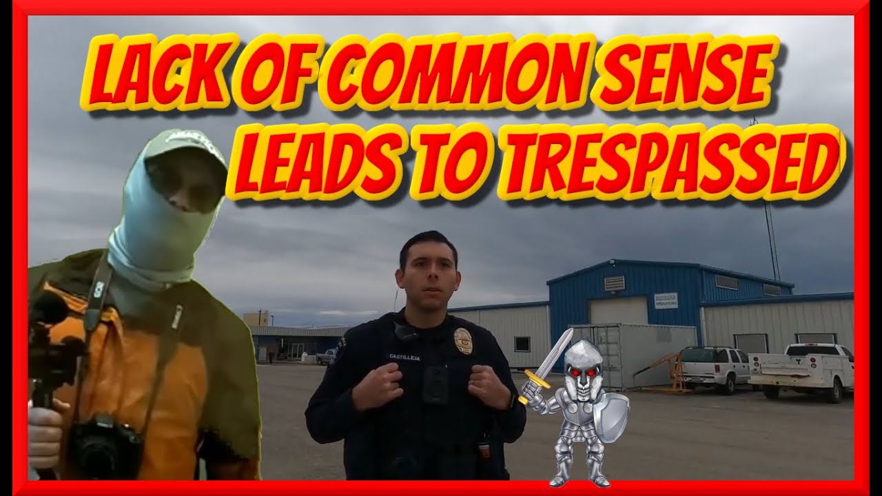 Numbskull of a Frauditor Fails at Common Sense and Gets Trespassed