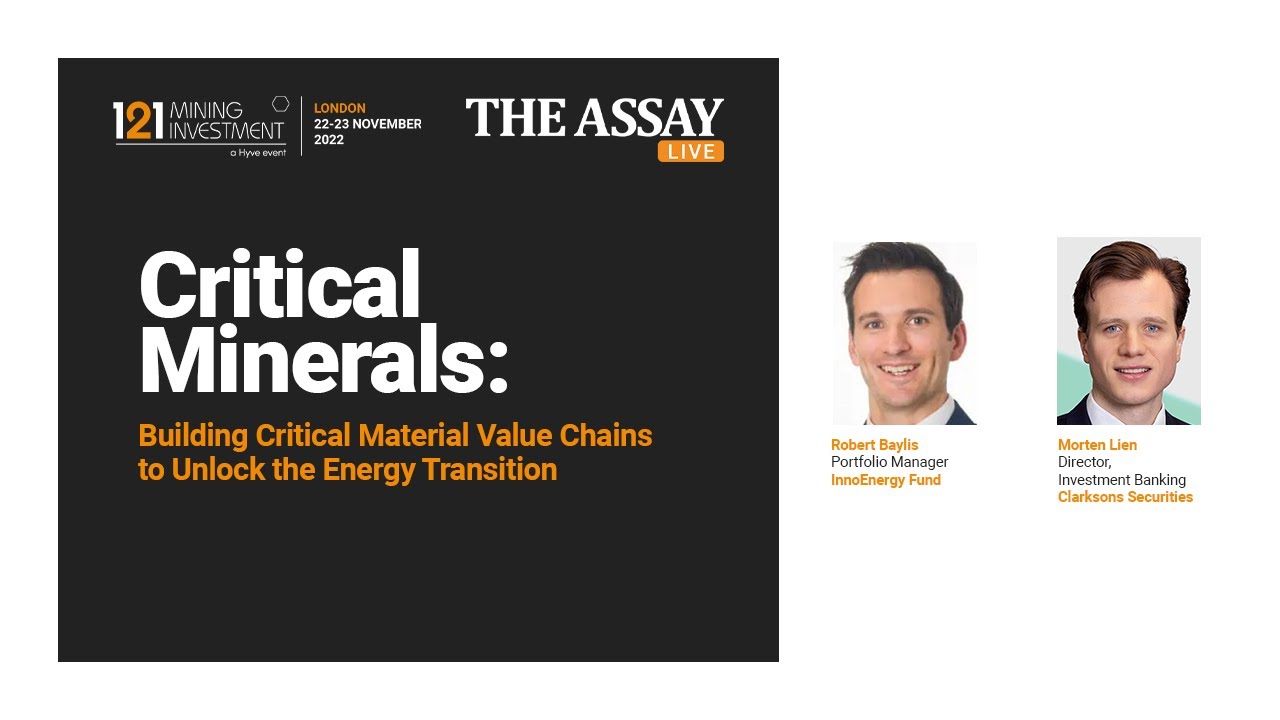 Critical Minerals Panel: Building Critical Material Value Chains to Unlock the Energy Transition