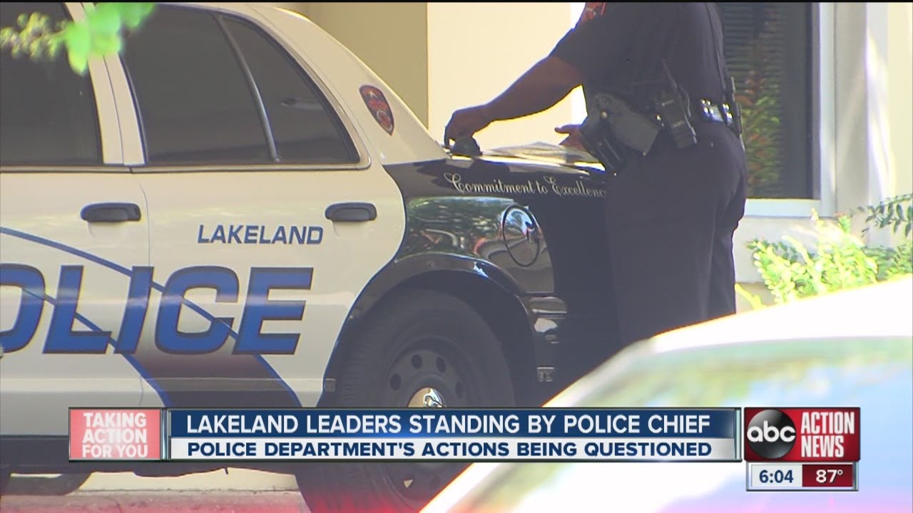 City leaders back police chief as department rides wave of controversy