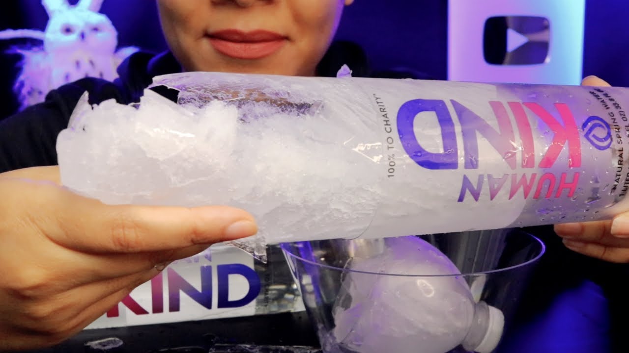 ASMR COTTON ICE SLUSH BOTTLE/ FOOFY GOT SURGERY STARTS @8:03