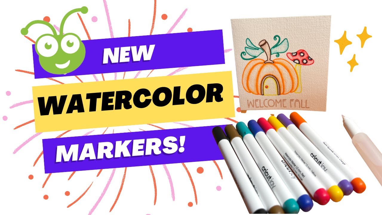 NEW Cricut Watercolor Markers: What You Need to Know to Get Started!