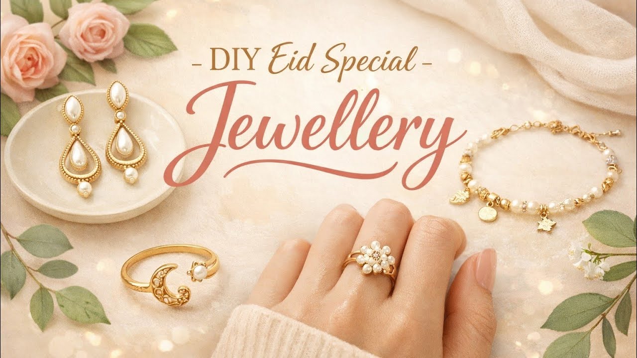 EID Special Jewellery Set 😱🎀🌼 | Handmade jewellery | #handmadejewelry #diyjewellery