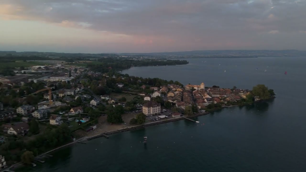 Flying Near Saint-Prex Switzerland