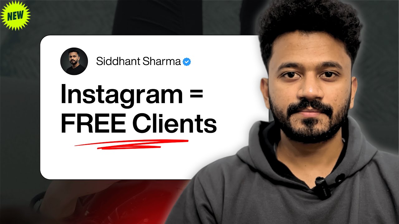 How To Scrape Unlimited Leads from Instagram | 2026 | Siddhant Sharma