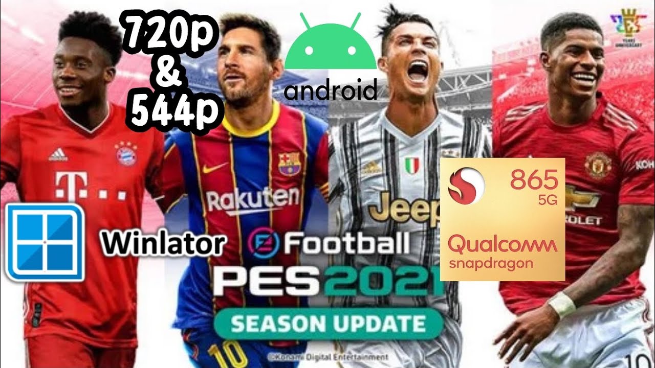 🔥Efootball Pes2021 PC Game | Winlator Snapdragon 865🔥
