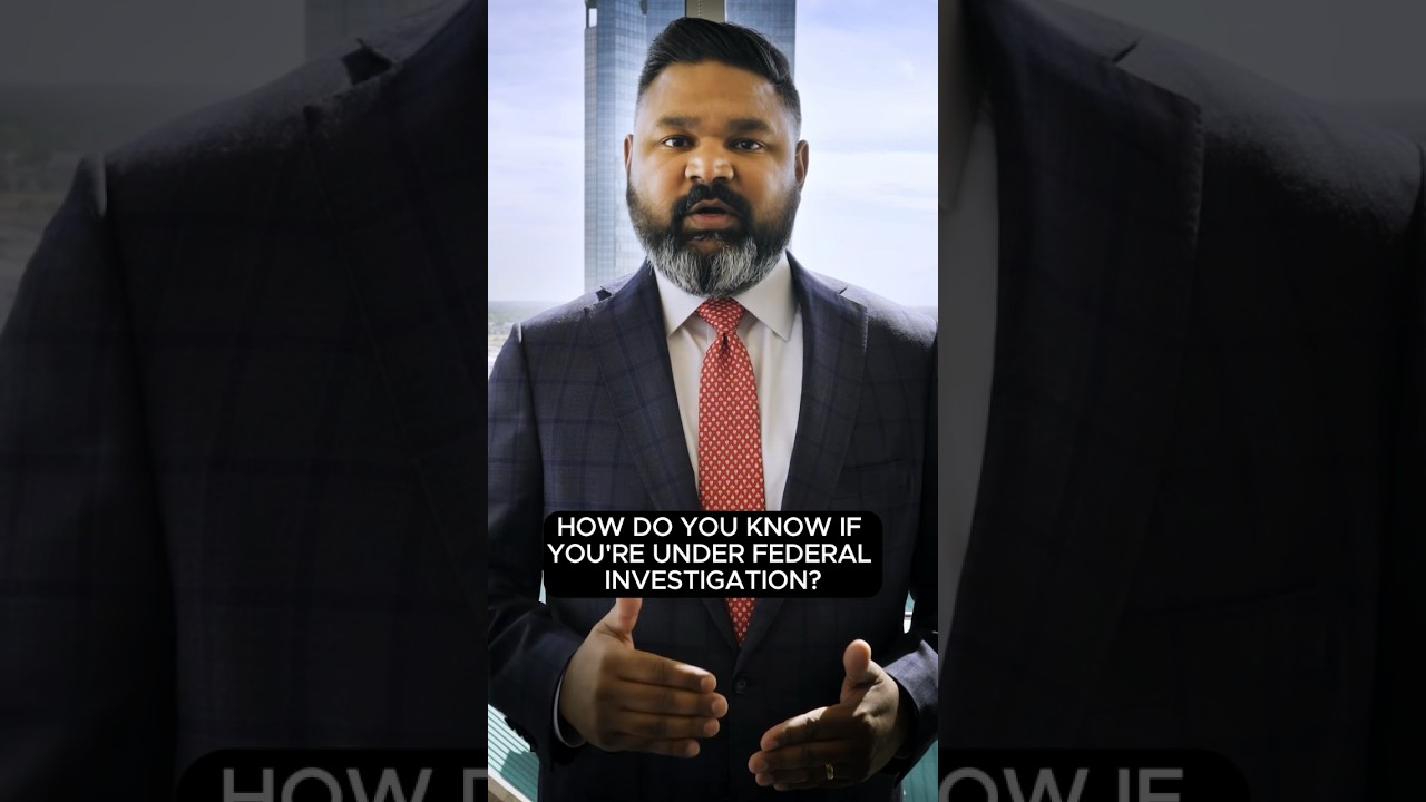 3 Ways to Know if YOU Are Under Federal Investigation #law #texas #lawyer