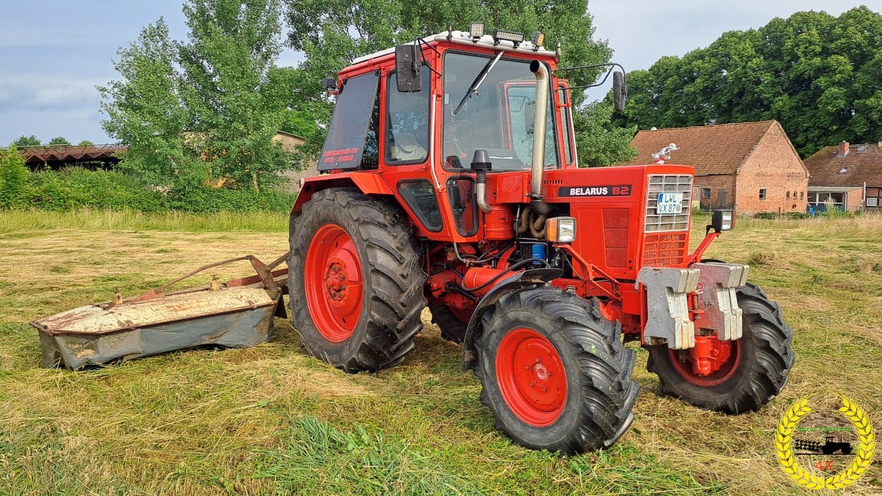 Belarus MTS 82 beim Mähen mit einem PZ-Vicon CM 185 | Oldtimer | Youngtimer | Heuernte | Sound
