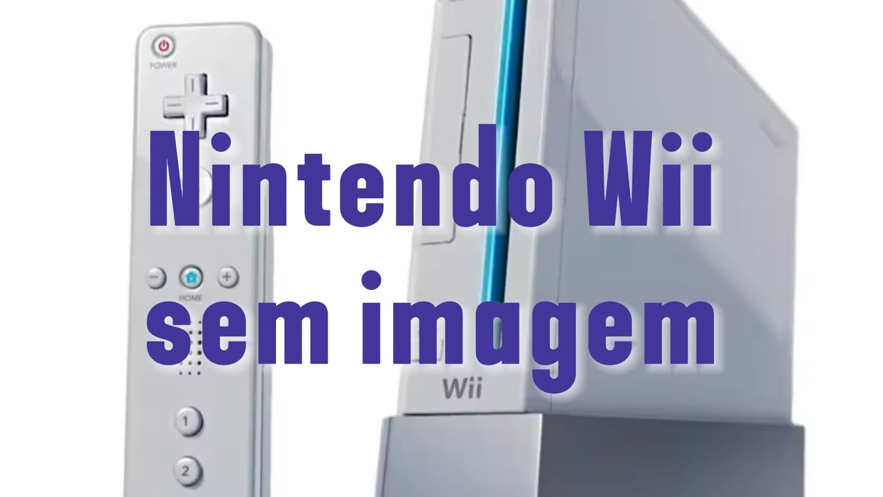 Nintendo Wii liga sem imagem. #53