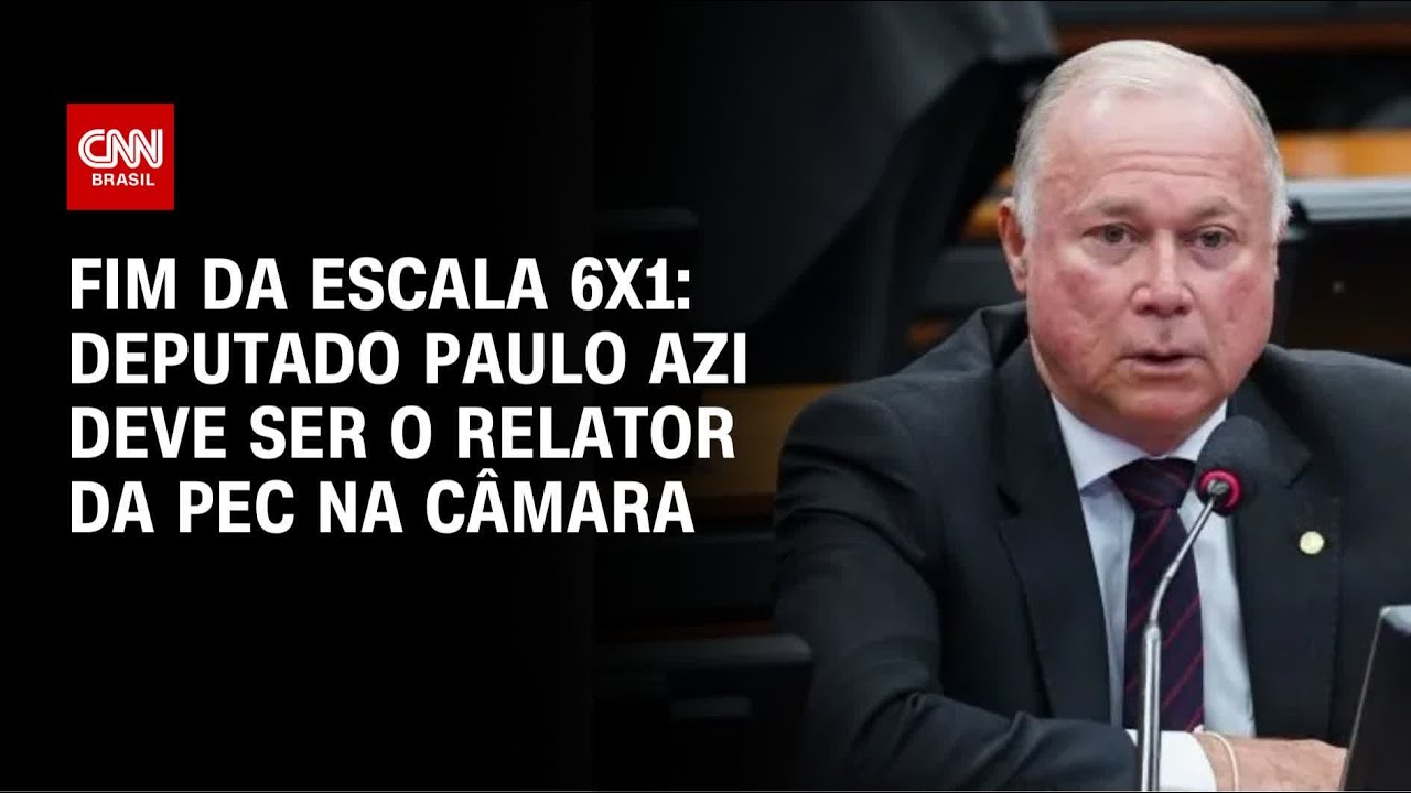 Deputado Paulo Azi deve ser o relator da PEC do fim da escala 6x1 | CNN 360&deg;