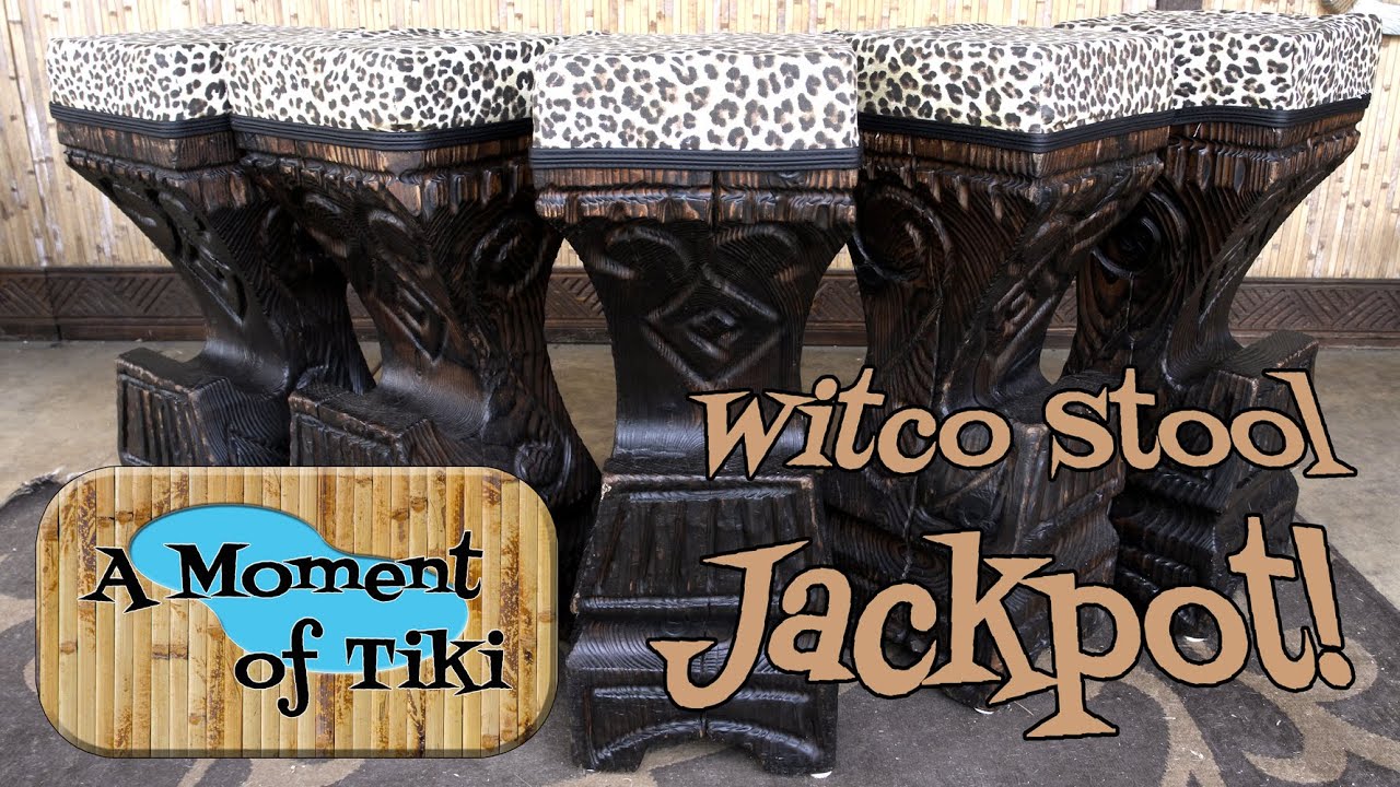 Witco Stool Jackpot! (aka how to restore Witco) - A Moment of Tiki episode 57