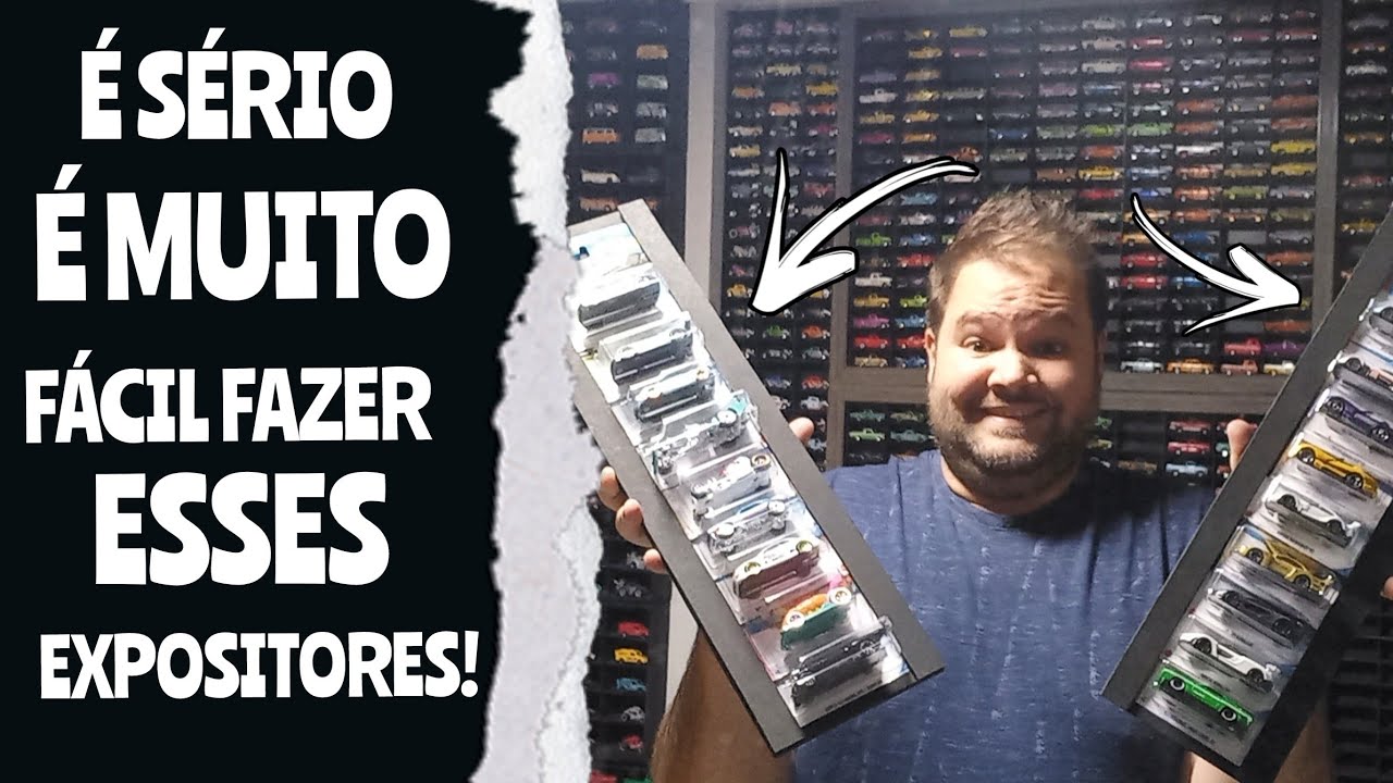COMO FAZER EXPOSITOR PARA CARTELA HOTWHEELS