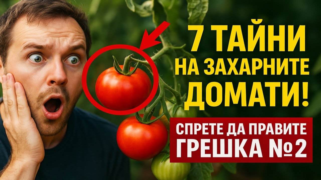 7 Тайни на Захарните Домати 🍅. Спрете да правите грешка №2, и реколтата ще ви изненада.