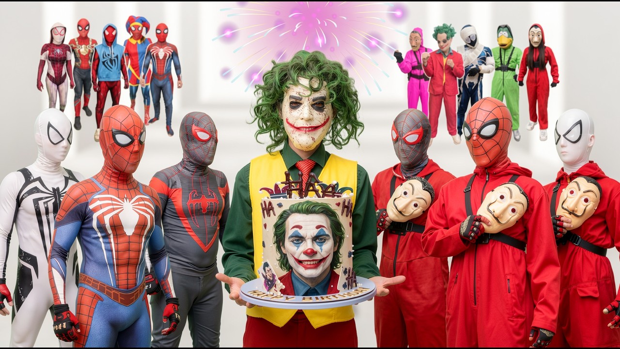 MISS&Atilde;O SECRETA &ndash; Homem-Aranha Disfar&ccedil;ado de Smiling Woman na Festa do Joker!