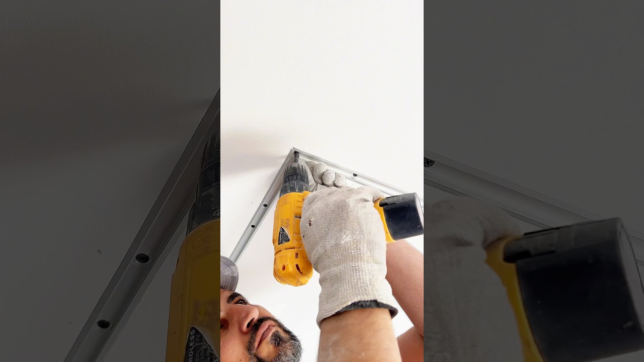 Installing LED Profile Channel the Easiest Way Without Mistakes #LEDProfile #HiddenLighting #Gypsum