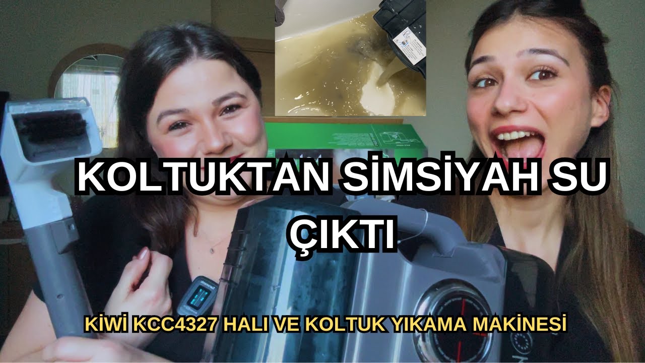 KOLTUKTAN SİMSİYAH PİSLİK ÇIKTI | WE ARE CLEAN KİWİ HALI VE KOLTUK YIKAMA MAKİNESİ KCC-4327