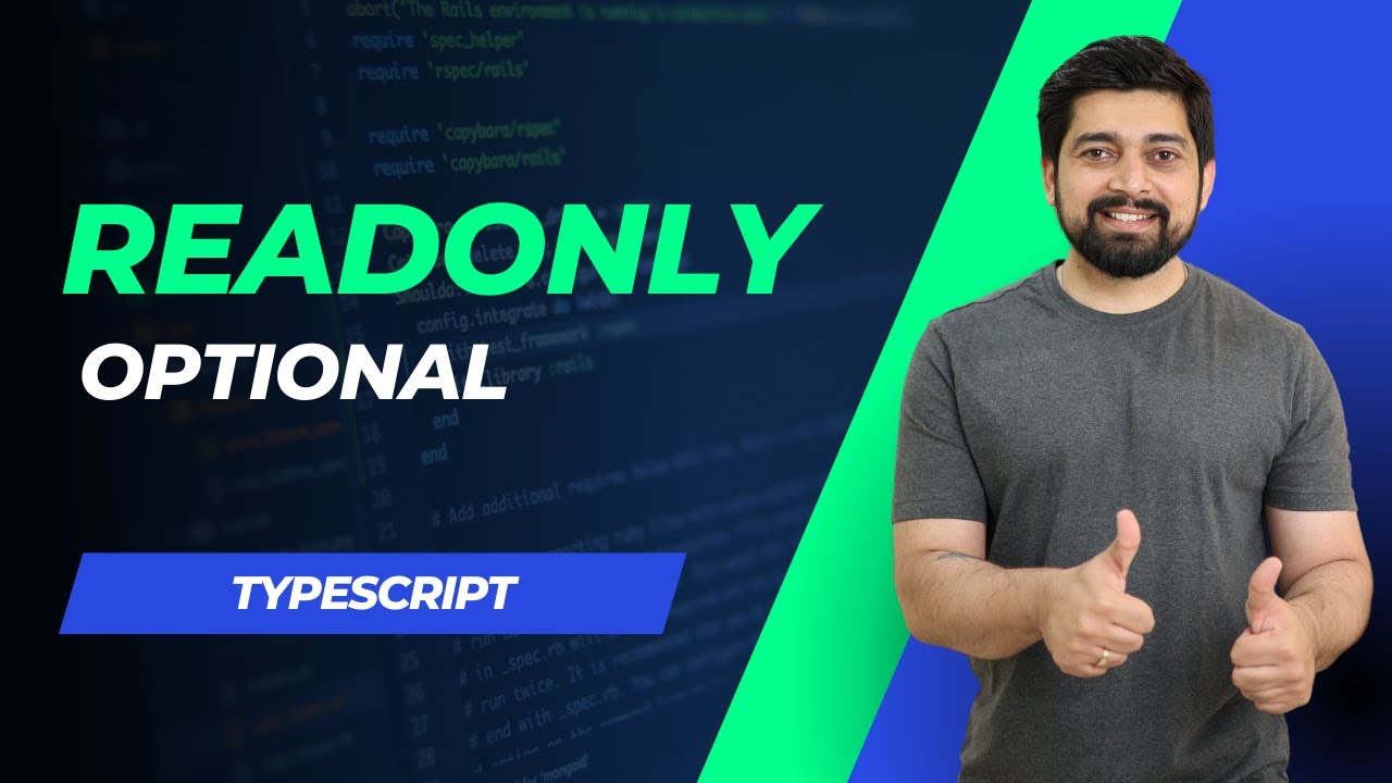 READONLY and optional in typescript