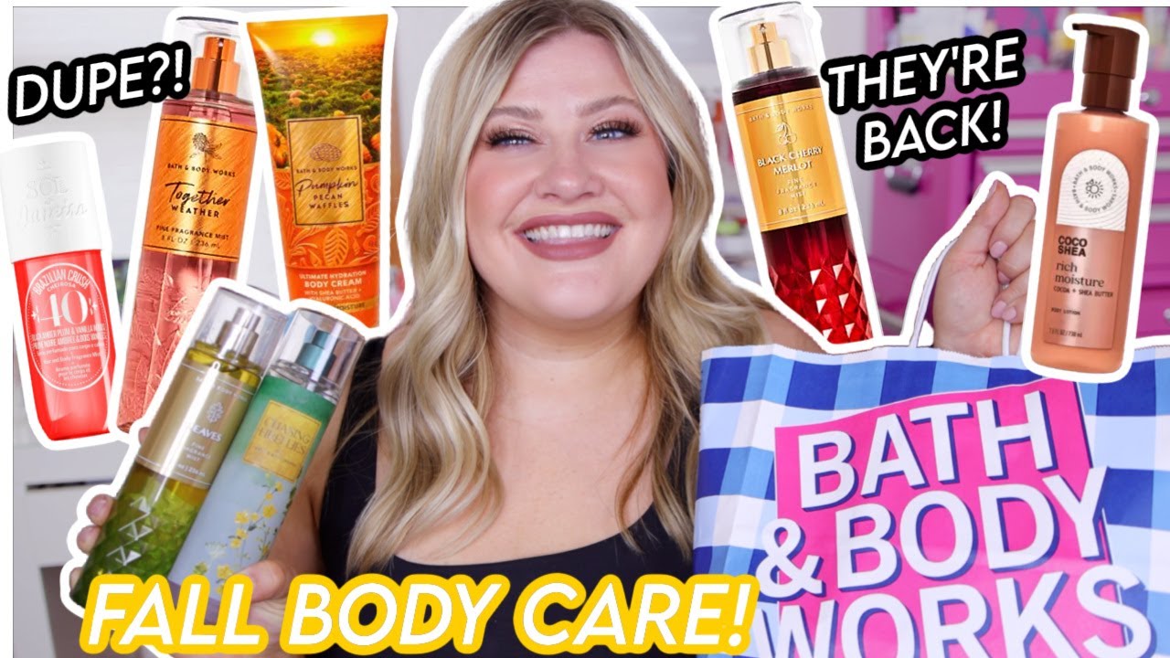 BATH & BODY WORKS FALL HAUL! 🍁SO MUCH NEW BODY CARE!!