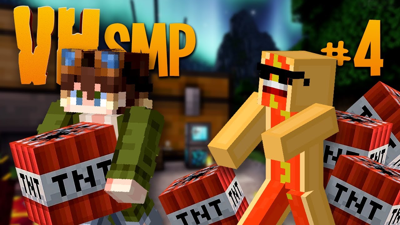 VHSMP Highlights #4 - Tubbo tried to blow up my base!