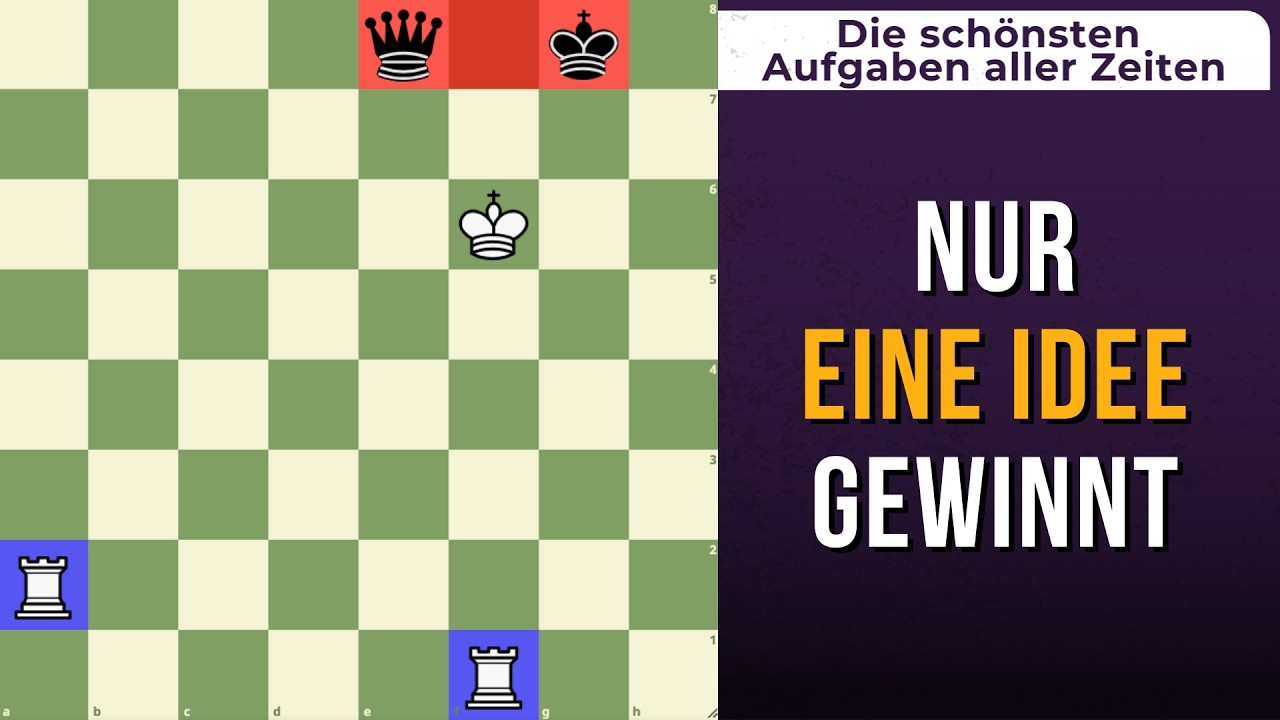 Wie gewinnt Weiß dieses Endspiel gegen die Dame?
