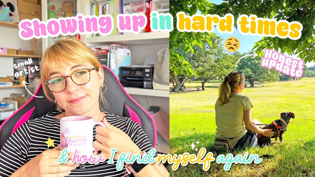 My Honest Journey as a Small Artist: Fear, Slow Sales & Self-Care🌷Here’s how I’m keeping going… ❤️‍🩹