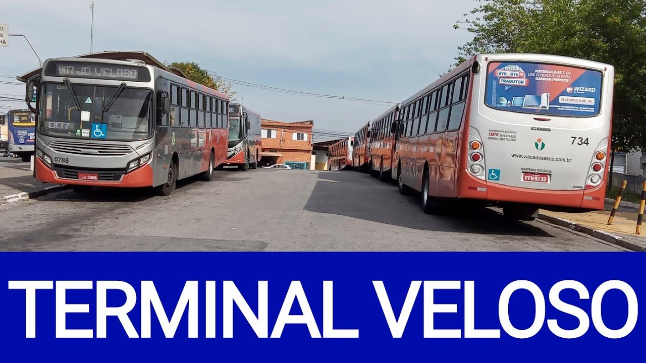 TERMINAL VELOSO (OSASCO-SP) MOVIMENTAÇÃO DE ÔNIBUS