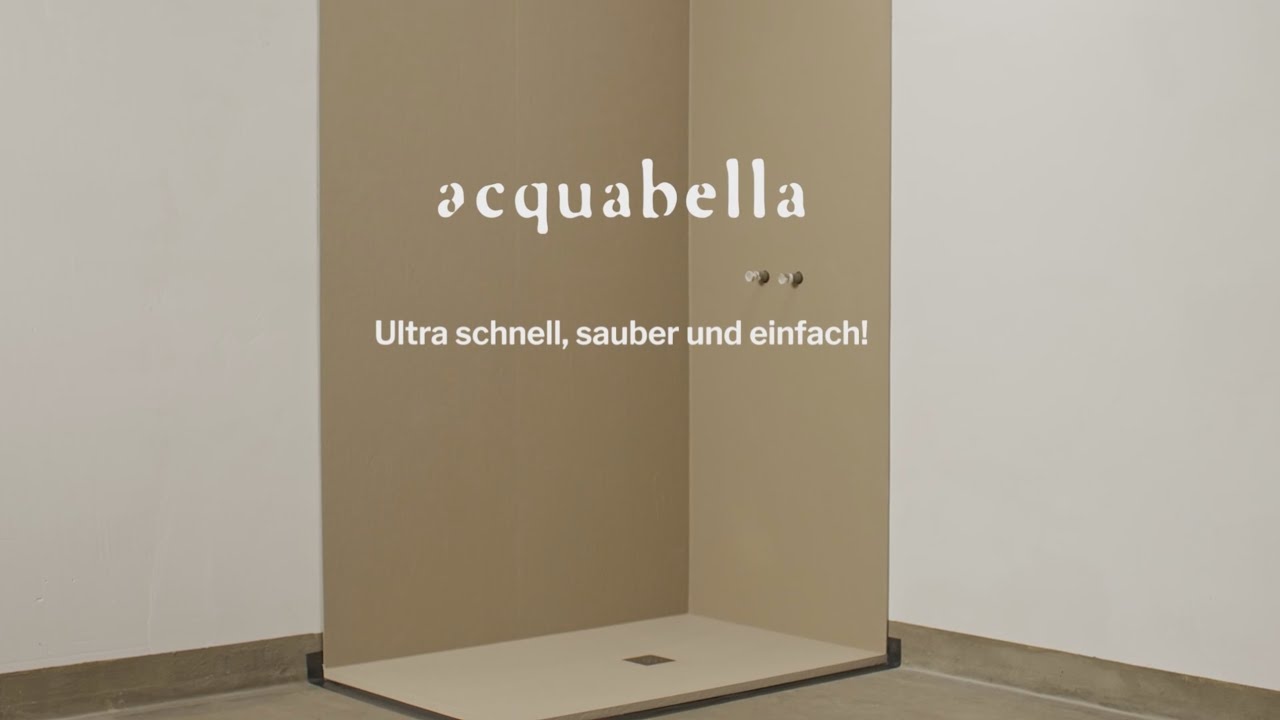 DE | Montage einer Acquabella Duschwanne