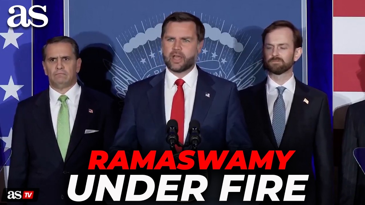 JD Vance DEFENDS Ramaswamy after CAMPAIGN AD sparks REPUBLICAN OUTRAGE