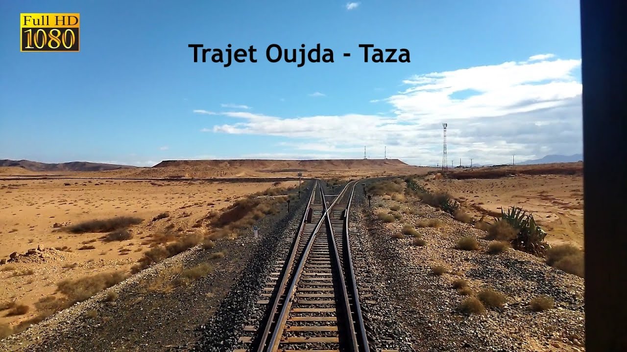 Exclusive: trajet complet entre Oujda et Taza, train Atlas 202 locomotive DH-416 