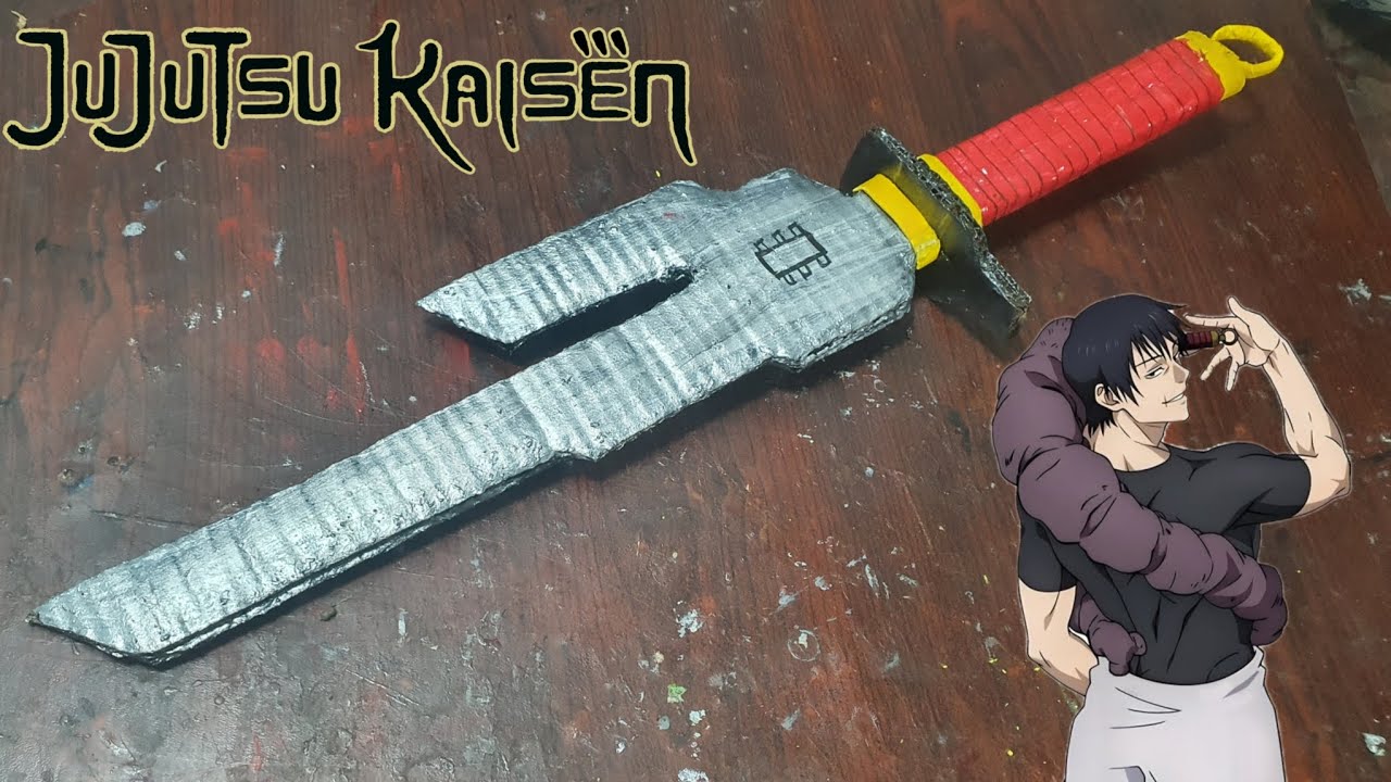 DIY- How to make Toji Fushiguro's Inverted Spear Of Heaven | Out of Cardboard | New | VIRAT CREATES
