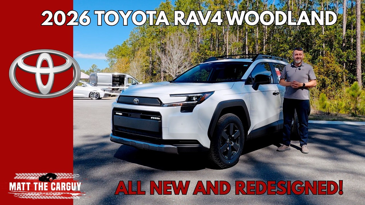 Toyota RAV4 Woodland 2026 года – Полностью обновленный дизайн | Полный обзор и тест-драйв
