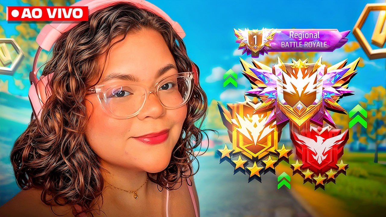 SHORTS | 🔴 LIVE FREE FIRE — VEM QUE EU TE CARREGO NA RANK ❤️ CÓDIGO DE EQUIPE ❤️ CARLA FF LIVES ❤️