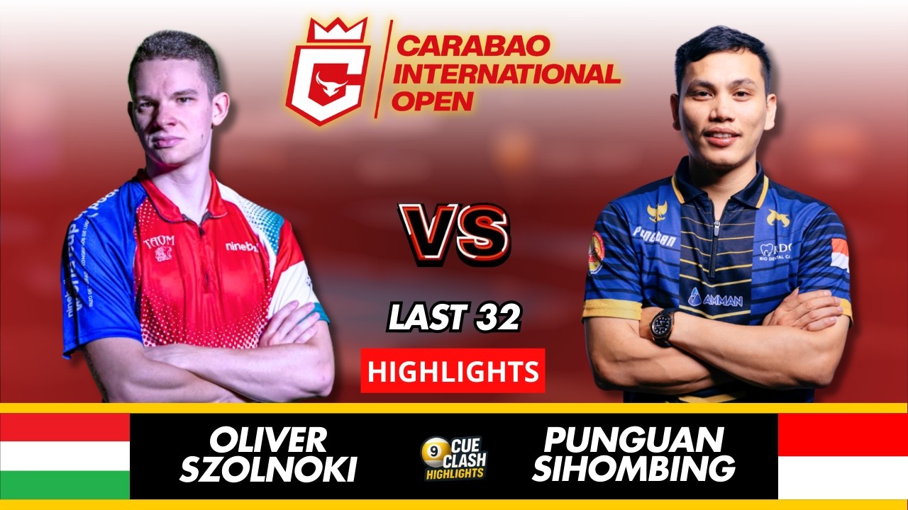 Oliver Szolnoki vs Punguan Sihombing | Last 32 | 2026 Carabao International Open Highlights