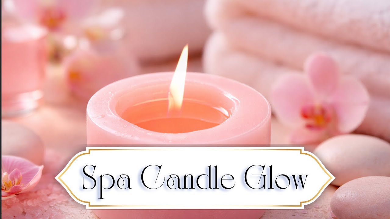 Pink Candle Glow 🌸 | 1 Hour of Soft Light for Deep Calm, Rest & Nighttime Reset