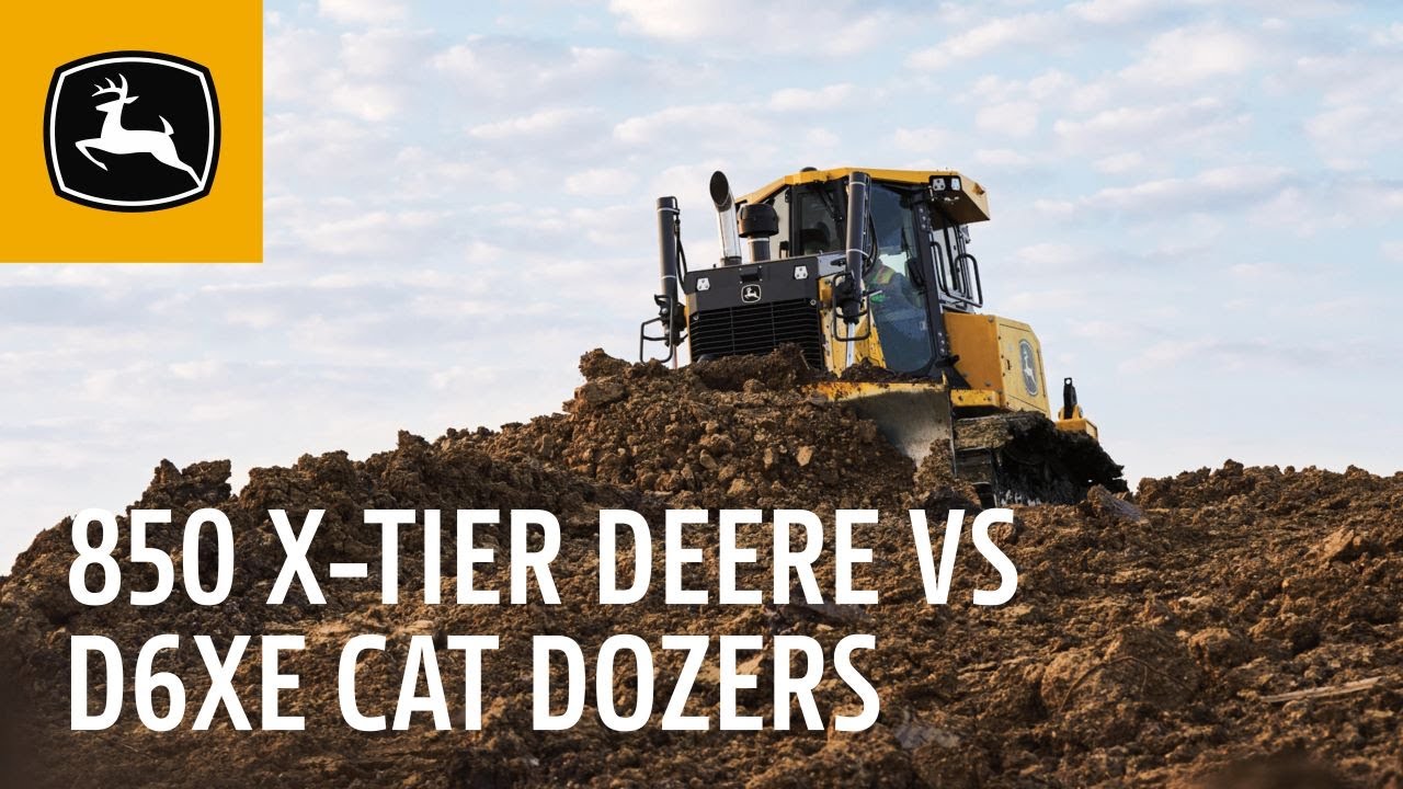 5 Ways the 850 X-Tier Dozer Outperforms the CAT® D6XE | John Deere