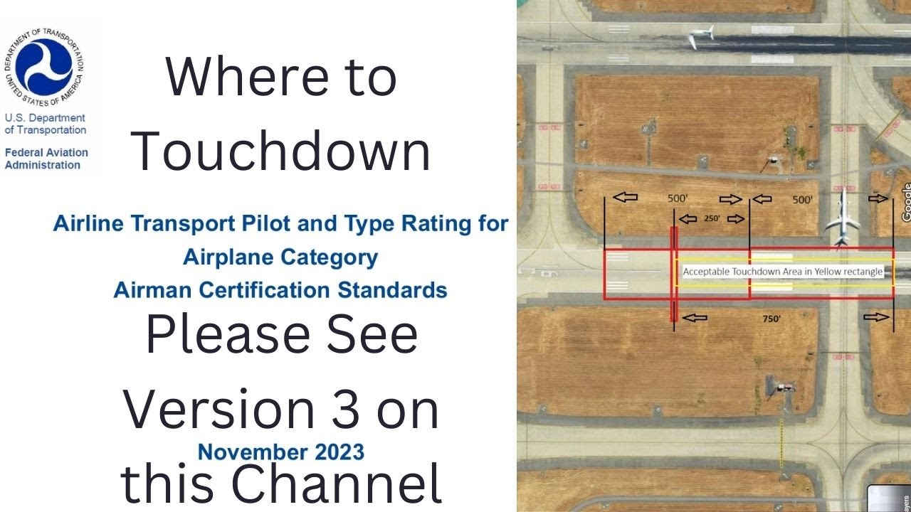 Version 2: “Touchdown Zone” vs. Earliest and Latest Touchdown Points (Acceptable Touchdown Range)