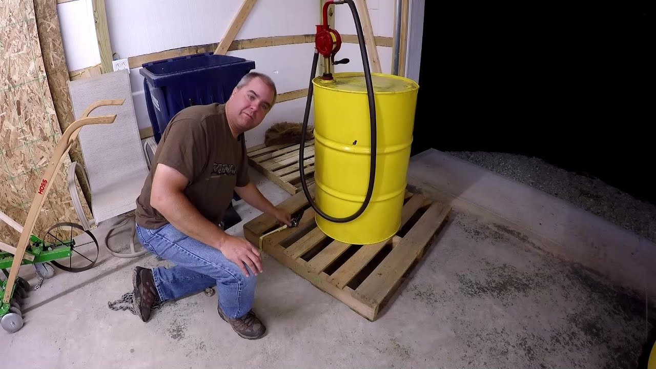 #81 DIY Diesel Fuel Storage, Transport, and Pump via 55 Gallon Barrel for Compact Tractor